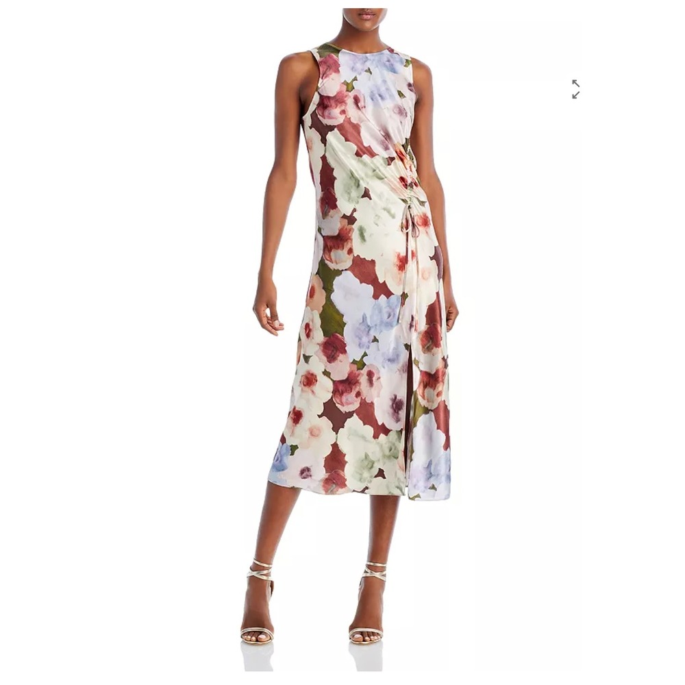 Rails Gabriella Floral Print Midi Dress Size Small